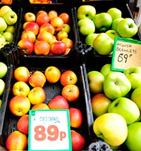 Fruit and vegetable stall