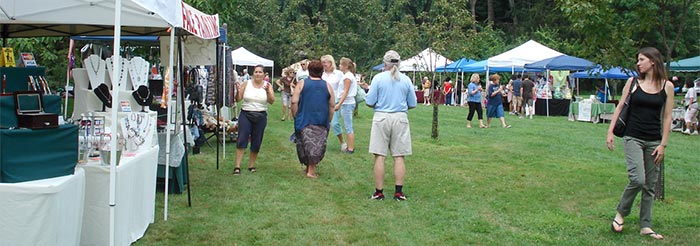 Outdoor craft fair